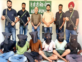पंजाबमध्ये खलिस्तानी आतंकवाद्याच्या टोळीतील ६ जणांना अटक  
