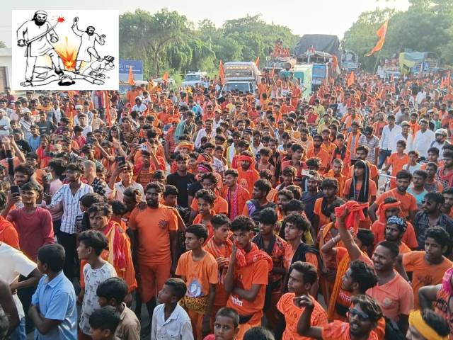 ‘Allahu Akbar’ in Varanasi :  वाराणसी (उत्तरप्रदेश) येथे कावड यात्रेकरूंनी ‘अल्लाहू अकबर’ म्हणण्यास नकार दिल्याने त्यांच्यावर आक्रमण  