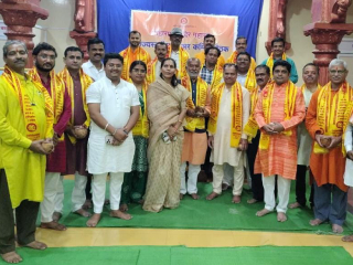 रांजणगाव (पुणे) येथे महाराष्ट्र मंदिर महासंघाची राज्यस्तरीय कोअर कमिटीची बैठक पार पडली !