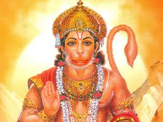हनुमान जयंतीच्या दिवशी चारचाकी गाडीने जात असतांना साधकाची दृष्टी आकाशाकडे गेल्यावर त्याला ढगांमध्ये झालेले मारुतिरायाचे दर्शन ! 