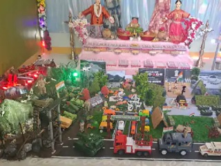 छत्रपती संभाजीनगर येथे पहलगाम आक्रमणासह ‘ऑपरेशन सिंदूर’चा देखावा !