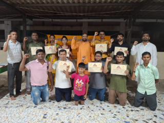 नवरात्रीनिमित्त नेरूळ (नवी मुंबई) आणि विरार (पालघर) येथे शौर्य प्रशिक्षण शिबीर पार पडले !