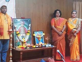 विहिंप-मातृशक्ती, दुर्गावाहिनी आयोजित कुंकूमार्चन सोहळ्यात १२५ युवती-महिला यांचा सहभाग !