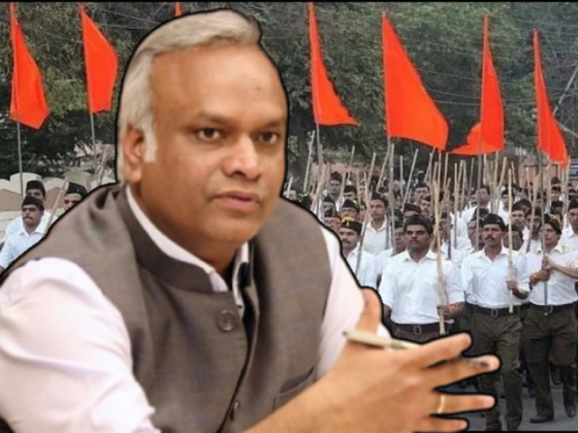 (म्हणे) ‘राज्यात रा.स्व. संघाच्या सार्वजनिक ठिकाणी भरणार्‍या शाखांवर बंदी घाला !’ – Priyank Kharge