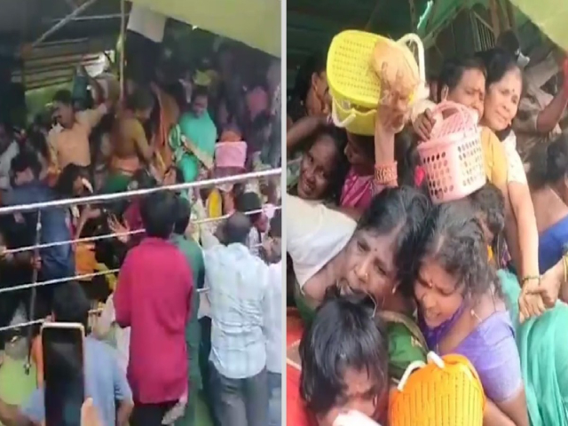 Venkateswara Swamy Temple Stampede : आंध्रप्रदेशमधील काशीबुग्गा व्यंकटेश्वर स्वामी मंदिरात चेंगराचेंगरी : १० भाविकांचा मृत्यू