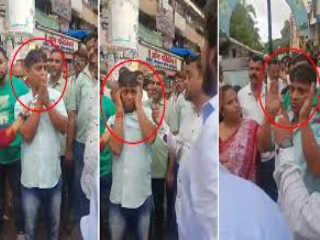 ठाणे येथे परप्रांतीय रिक्शाचालकाची दारूच्या नशेत मनसेप्रमुख आणि मराठी तरुण यांना शिवीगाळ