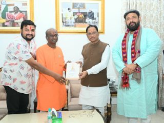 SRSmahotsav Delhi 2025 : छत्तीसगडचे मुख्यमंत्री विष्णुदेव साय यांना देहली येथील ‘सनातन राष्ट्र शंखनाद महोत्सवा’चे निमंत्रण !