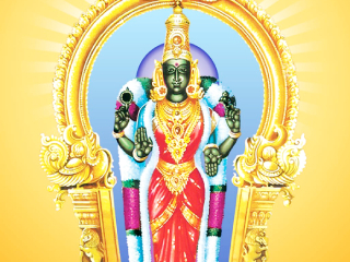 श्रीचित्‌शक्ति (सौ.) अंजली गाडगीळ यांनी तमिळनाडूतील श्री भागमप्रियाळदेवी मंदिरात दर्शन घेतले !
