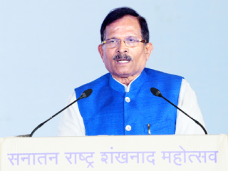 Shankhnad Mahotsav Delhi : सनातन संस्था भावी राष्ट्रनिर्मितीमध्ये मोठे योगदान देईल ! – श्रीपाद नाईक, केंद्रीय ऊर्जा राज्यमंत्री