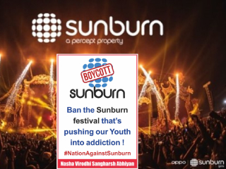 Ban SUNBURN : ‘सनबर्न फेस्टिवल’च्या आयोजकांना ‘नशाविरोधी संघर्ष अभियाना’कडून कायदेशीर नोटीस !