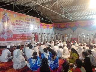 शहापूर येथे ठाणे जिल्हा ‘कीर्तन परिषदे’च्या वतीने हिंदु संमेलन आणि घरवापसी कार्यक्रम साजरा !