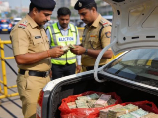 मुंबईत अडीच कोटी रुपयांची रक्कम कह्यात !
