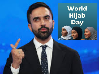 NYC Mayor Hijab Row न्यूयॉर्कचे महापौर जोहराम ममदानी यांनी हिजाबचे उदात्तीकरण केल्याने त्यांच्यावर कठोर टीका