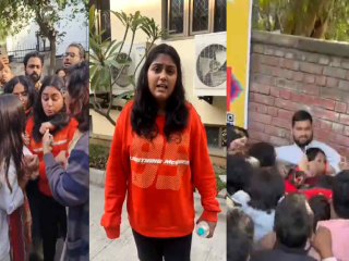 देहली विद्यापिठामध्ये साम्यवादी आणि मागासवर्गीय कार्यकर्त्यांकडून ब्राह्मण महिला पत्रकाराला मारहाण