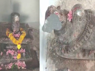 गदग (कर्नाटक) येथील रामलिंगेश्वर मंदिरात घुसून शिवलिंग आणि नंदीची मूर्ती यांची तोडफोड
