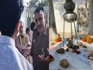 Rajasthan Shivling Vandalized : अलवर (राजस्थान) येथे अज्ञातांनी शिवलिंग फोडले आणि मंदिराजवळ वासरू कापून फेकले !