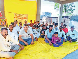 गंगापूर येथे श्रीराममंदिराच्या भूमीवरील अतिक्रमणाच्या विरोधात ग्रामस्थ आक्रमक; उपोषण आरंभले !