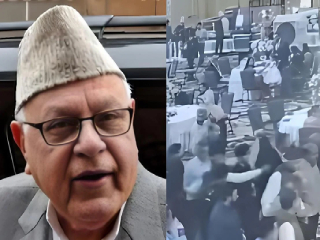 Farooq Abdullah : जम्मू-काश्मीरचे माजी मुख्यमंत्री फारूख अब्दुल्ला गोळीबारात बचावले !