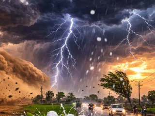 Heavy Rain : उत्तर भारतात अनेक ठिकाणी वादळी पाऊस आणि गारपीट !