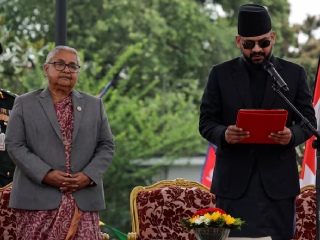 Balendra Shah : बालेंद्र शाह यांनी घेतली नेपाळच्या पंतप्रधानपदाची शपथ  