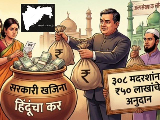 Maharashtra Madarsa Grant : महाराष्ट्र सरकारकडून ३०८ मदरशांना ५० लाख रुपयांचे अनुदान संमत !