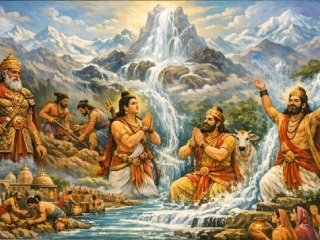 अक्षय्य तृतीयेला झालेल्या गंगावतरणाची (जलावतरणाची) दिव्य कथा !