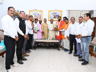 हिंदु जनजागृती समितीकडून छत्तीसगडचे मुख्यमंत्री विष्णुदेव साय यांचा सत्कार !