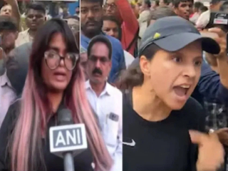 ‘जनआक्रोश पदयात्रे’मुळे झालेल्या वाहतूक कोंडीवर संतापलेल्या महिलेवर गुन्हा नोंद !
