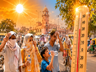 Heat Wave : उत्तरप्रदेशातील बांदा शहर ठरले सर्वांत उष्ण : ४५.६ अंश तापमानाची नोंद