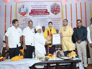शेवगाव येथे दत्त मंदिर संस्थेचा ‘आध्यात्मिक-सामाजिक कार्य गौरव सोहळा’ उत्साहात साजरा !
