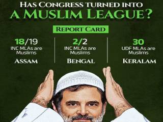 Congress Party Of Muslims : काँग्रेस हा मुसलमानांचाच पक्ष असल्याचे सिद्ध – आसाममध्ये १९ पैकी १८, तर बंगालमध्ये दोन्ही आमदार मुसलमान !