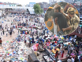Bandra Bulldozer Action : वांद्रे (मुंबई) येथील अवैध मशीद हटवतांना मुसलमानांनी केली पोलिसांवर दगडफेक !