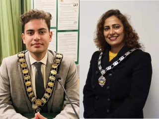 UK Indian Mayors : ब्रिटनमध्ये हरियाणाच्या कुटुंबातील आई आणि मुलगा एकाच वेळी महापौर बनले