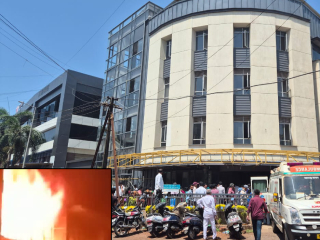रत्नागिरीतील ‘परकार हॉस्पिटल’ला भीषण आग