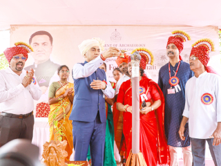 सांखळी येथील पुरातन किल्ल्याच्या नूतनीकरण प्रकल्पाचे लोकार्पण