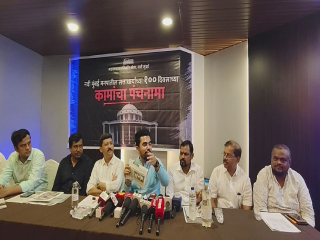 नवी मुंबईत सत्ताधार्‍यांच्या १०० दिवसांच्या कामांचा मनसेकडून पंचनामा !