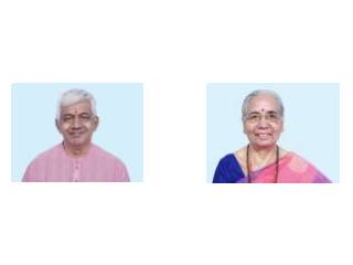 व्यष्टी साधना गांभीर्याने करणारे म्हार्दाेळ (गोवा) येथील श्री. परशुराम प्रभुदेसाई (आध्यात्मिक पातळी ६१ टक्के, वय ७८ वर्षे) आणि सौ. पूनम प्रभुदेसाई (आध्यात्मिक पातळी ६१ टक्के, वय ७९ वर्षे) !  