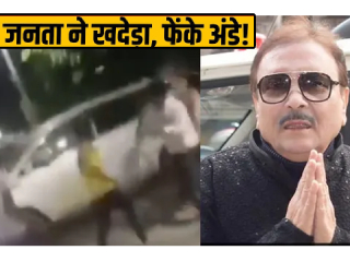 Madan Mitra : तृणमूल काँग्रेसचे आमदार मदन मित्रा यांच्या गाडीवर लोकांनी फेकली अंडी