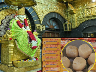 शिर्डी येथे श्री साईबाबा मंदिर परिसरात बुरशीयुक्त पेढ्यांची विक्री !