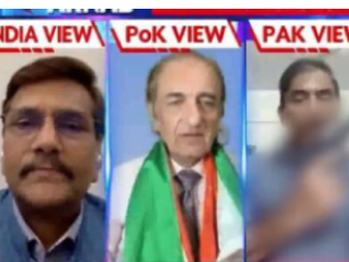 Pistol Amid Debate : वृत्तवाहिनीवरील भरचर्चेत पाकिस्तानी प्रतिनिधीने पिस्तूल काढले !