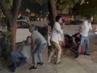 ठाणे येथे वृद्धाला मारहाण; परप्रांतीय कह्यात !