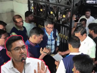Abhishek Banerjee’s Home Raid : बंगाल पोलिसांकडून मध्यरात्री अभिषेक बॅनर्जी यांच्या घरावर धाड