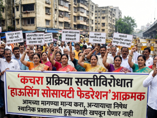कचरा प्रक्रिया सक्तीविरोधात ‘हाऊसिंग सोसायटी फेडरेशन’ आक्रमक