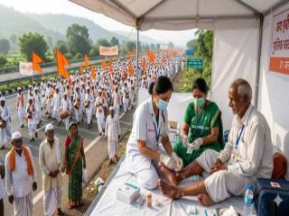 आषाढी वारीच्या मार्गात प्रथमोपचार सुविधा, औषधसाठा आणि रुग्णवाहिका सेवा उपलब्ध !