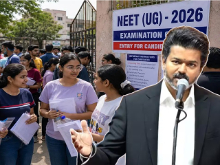 ‘नीट’ परीक्षेमुळे विषमता निर्माण होत असल्याने इयत्ता १२ वीच्या गुणांच्या आधारे वैद्यकीय प्रवेश द्या ! – Tamil Nadu CM Vijay
