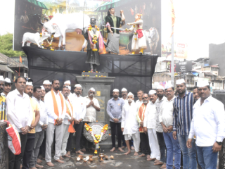 राजर्षी छत्रपती श्री शाहू महाराज यांच्या जयंतीनिमित्त हिंदुत्वनिष्ठांकडून अभिवादन !
