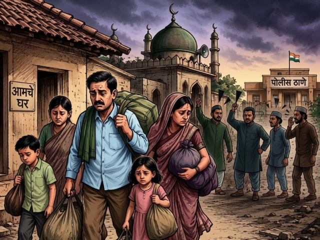 धर्मांधांच्या त्रासामुळे बिसूर (सांगली) गावामधून १० हिंदु कुटुंबे पलायन करण्याच्या सिद्धतेत !
