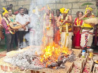 ईरोड (तमिळनाडू) येथील कस्तुरी रंगनाथ मंदिरात भावपूर्णरित्या पार पडला ‘महासुदर्शन याग’ !