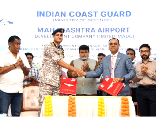  भारतीय तटरक्षक दल आणि महाराष्ट्र विमानतळ विकास कंपनीमध्ये सामंजस्य करार