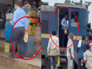 Railway Viral Video : समोसा खाण्यासाठी रेल्वे चालकाने रेल्वेगाडी थांबवल्याचा व्हिडिओ दिशाभूल करणारा ! – रेल्वे विभाग